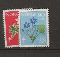 1960 MNH Norway Mi 438-39, Postfris** - Unused Stamps