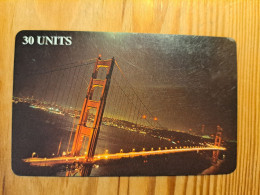 Prepaid Phonecard USA, MCI - San Francisco, Golden Gate Bridge - Autres & Non Classés