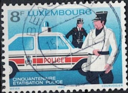 Luxemburg - 50 Jahre Lokalpolizei (MiNr: 1017) 1980- Gest Used Obl - Usados