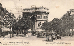 FRANCE - Paris - L' Arc De Triomphe Et L'avenue Du Bois De Boulogne - Carte Postale Ancienne - Arc De Triomphe