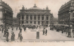 FRANCE - Paris - La Place De L'opéra Et L'académie Nationale De Musique - Théâtre De L'opéra - Carte Postale Ancienne - Autres Monuments, édifices