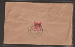 Burma Stamp On Cover From Rangoon To India With Censor Cancellation1945 2ND WORLD WAR PERIOUD (A206) - Myanmar (Birmanie 1948-...)