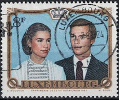 Luxemburg - Hochzeit Von Erbgroßherzog Henri (MiNr: 1036) 1981- Gest Used Obl - Gebruikt