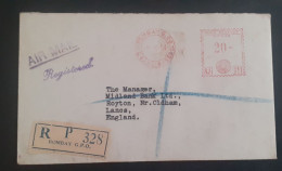 İndia 1954 Cover - Briefe U. Dokumente