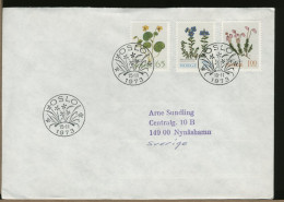 NORVEGIA - NORGE - FDC 1973    FLOWER - FDC