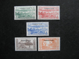 A). Nouvelles-Hébrides: TB  Série Timbres-Taxe N° 36 Au N° 40, Neufs XX. - Postage Due