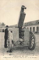 Militaria * Artillerie Lourde De Campagne , Pièce De 155 CTR * Armement Canon * Campagne De 1914 * Ww1 Guerre 1914 1918 - Equipment