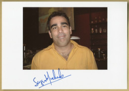 Sergio Machado - Brazilian Film Director - Signed Photo - Mons 2008 - COA - Actores Y Comediantes 