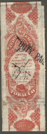 Bande - Tabac  Canada  Tobacco - Taxe - Montreal   - Cigars -   1876 - Steuermarken