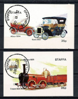 Staffa Scotland  1972 - Transports 2 Minisheets - Escocia