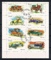 Staffa Scotland  1973 - Sheet Of 8 Stamps - Vintage Cars - Scotland