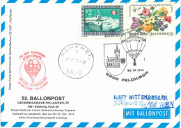 Regulärer Ballonpostflug Nr. 52b Der Pro Juventute [RBP52b] - Ballonpost