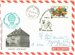 Regulärer Ballonpostflug Nr. 54a Der Pro Juventute [RBP54a] - Balloon Covers