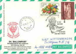 Regulärer Ballonpostflug Nr. 54b Der Pro Juventute [RBP54c] - Per Palloni