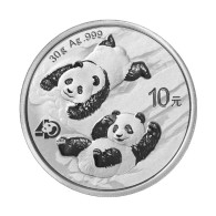 China 2022  Panda Silver Coins 30g  Ag.999  1Pcs Coin RMB 10 Yuan With Protective Shell - Chine