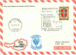 Regulärer Ballonpostflug Nr. 56a Der Pro Juventute [RBP56.] - Per Palloni