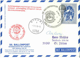 Regulärer Ballonpostflug Nr. 56c Der Pro Juventute [RBP56c] - Ballons