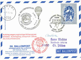 Regulärer Ballonpostflug Nr. 56c Der Pro Juventute [RBP56e] - Balloon Covers