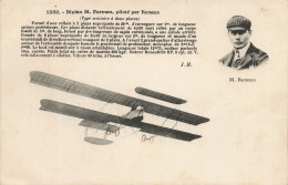 Aviation * Le Biplan Avion M. FARMAN , Piloté Par Le Pilote RENAUX - ....-1914: Precursores