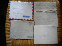 5 Lettres D Un Militaire En ALGERIE  1956 1957 - Documenten