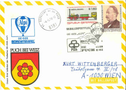 Regulärer Ballonpostflug Nr. 59a Der Pro Juventute [RBP59.] - Ballonpost