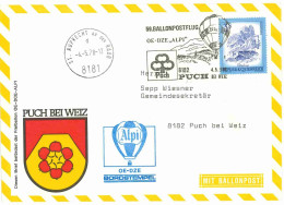 Regulärer Ballonpostflug Nr. 59a Der Pro Juventute [RBP59b] - Balloon Covers