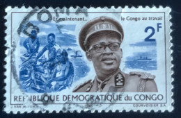 République Démocratique Du Congo - C3/38 - 1966 - (°)used - Michel 258 - Generaal Mobutu - Usati