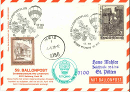 Regulärer Ballonpostflug Nr. 59b Der Pro Juventute [RBP59c] - Balloon Covers