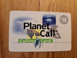 Prepaid Phonecard USA, Planet Call - Autres & Non Classés