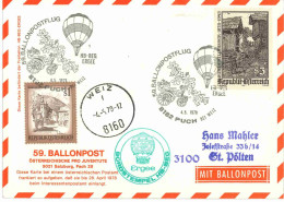 Regulärer Ballonpostflug Nr. 59b Der Pro Juventute [RBP59e] - Globos