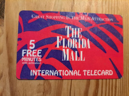 Prepaid Phonecard USA, The Florida Mall - Autres & Non Classés