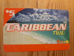 Prepaid Phonecard USA, Friendly, Caribbean Time - Autres & Non Classés