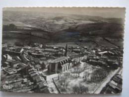 MONTREDON LABESSONNIE VUE AERIENNE LE FOIRAIL ET L EGLISE - Montredon Labessonie