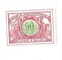 MH,Neuf Charnière.chiffres.90 Centimes. - Ungebraucht