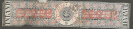 Bande - Tabac - Royaume Uni ?   Taxe - Duty Three  Half  Pence - Inland Revenue - Steuermarken