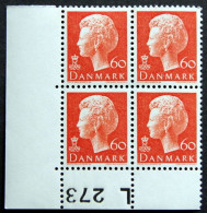 Denmark 1974    Queen Margrethe II   Cz.Slania  MiNr569y   MNH (** )    (lot KS 1484) - Nuovi