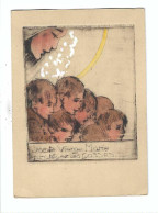 Hagemans Germaine :  Sainte Vierge Marie Protègez Les Gosses     Originele Tekening - Dibujos