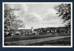 Allemagne. Ruppertshofen (Kreis St. Goarshausen Am Rhein-Loreley). Panorama Avec L'église Protestante. 1954 - St. Goar