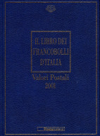 2001 Italia, Libro Annuale "buca Delle Lettere" Completo  Con Francobolli Già Montati E Custodia Ottime Condizioni - Full Years