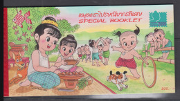 THAILAND - 2000 - BANGKOK CHILDRENS DAY BOOKLET COMPLETE WITH X 5 PANES BOOKLET COMPLETE MINT NEVER HINGED, - Thailand