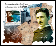 GUINEA REP. 2023 MNH Nicola Tesla S/S – OFFICIAL ISSUE – DHQ2403 - Physics