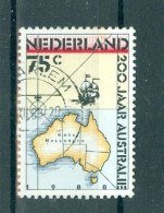 PAYS-BAS - N°1320 Oblitéré - Bicentenaire De L'implantation Des Premiers Colons En Australie. - Used Stamps