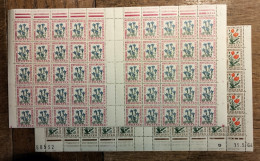 RC 26909 FRANCE COTE 40€ TAXE N° 96 / 97 - 2x FEUILLES ENTIÈRES COINS DATÉS NEUF ** MNH ( VOIR DESCRIPTION ) - 1960-.... Mint/hinged