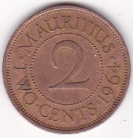 Ile Maurice , 2 Cents 1964 , Elizabeth II , En Bronze , KM# 32 - Mauritius