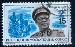 République Démocratique Du Congo - C3/38 - 1968 - (°)used - Michel 316 - Generaal Mobutu + Opdruk - Usati