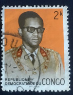 République Démocratique Du Congo - C3/38 - 1969 - (°)used - Michel 345 - Generaal Mobutu - Afgestempeld