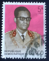 République Démocratique Du Congo - C3/38 - 1969 - (°)used - Michel 347 - Generaal Mobutu - Usati