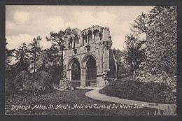 111195/ DRYBURGH, Abbey, St. Mary'Aisle And Tomb Of Sir Walter Scott - Berwickshire