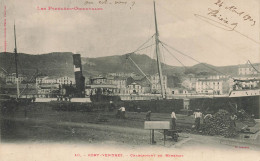Port Vendres * 1903 * Chargement De Minerais * Thème Mine Mines Minerai Bateau Cargo Commerce - Port Vendres
