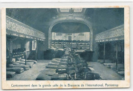 Porrentruy Cantonnement De La Grande Salle De La Brasserie De L'international Guerre 1914-18 Militaria Armée Suisse - Porrentruy